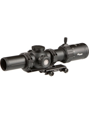 SIG Scope Tango Msr 1-6X24 Ffp 30 mm Ill Msr BDC6 Msr Mount Black