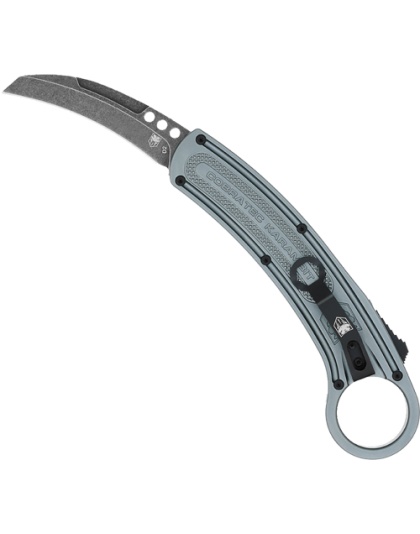 Cobratec Knives Karambit 2.75" Double Action Grey Right Hand D2