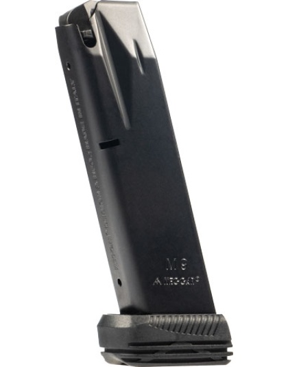 MEC-Gar Magazine Beretta 92FS 9 mm 20 Rounds Extended Anti-Friction Coating-Black