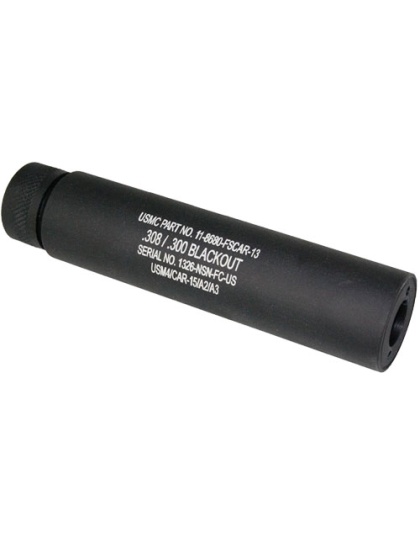 Guntec USA AR10 Slip Over Fake Suppressor Black