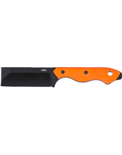 CRKT Knives Razel Compact 2.32" D2 Veff Serrations Orange with Sheath