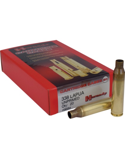 Hornady Unprimed Cases 338 Lapua Magnum 20 Pack 5-Pack/Cs
