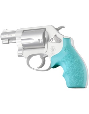Hogue Smith & Wesson J Frame Round Butt Bantam Aqua