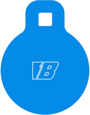 Bash Target Supply AR500 Gong Target Round 4"-1/2" Thick