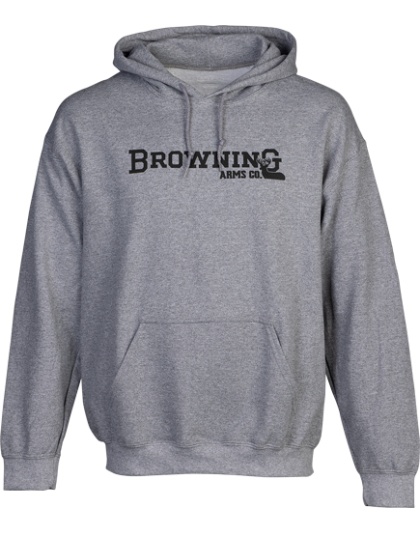 Browning Hoodie Backfence Heather Gray X-Large
