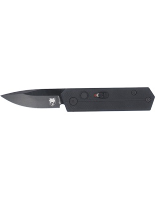 Cobratec Knives Stinger Folder 1.9" Black/Black D2 Blade Sd Button