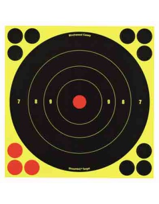 Birchwood Casey B/C Target Shoot-N-C 8" Bull's-Eye 6 Targets