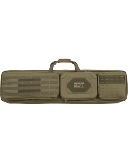 Bulldog 48" Double Suppressor Tactical Rifle Case Green