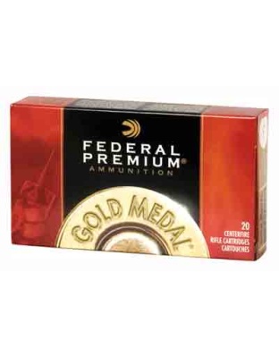 Federal Gold Medal 338 Lapua Magazine 300 Grain Match 20 Rounds 10 Boxes per Case