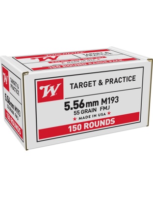 Winchester Ammunition USA 5.56X45 55 Grain Full Metal Jacket 600 Rounds Case Lot