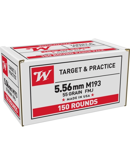 Winchester Ammunition USA 5.56X45 55 Grain Full Metal Jacket 600 Rounds Case Lot