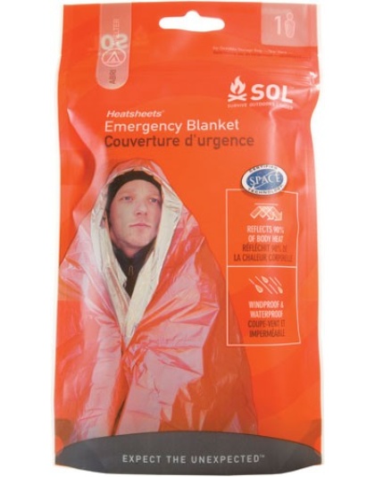 Arb Sol Emergency Blanket 2.9 Ounce 60"X84" Made in USA