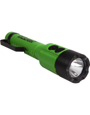 Nightstick Flashlight with Green Laser 2 AA Green Body