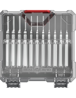 Real Avid Accu-Punch Set 11 Piece Roll Pin Punch Set