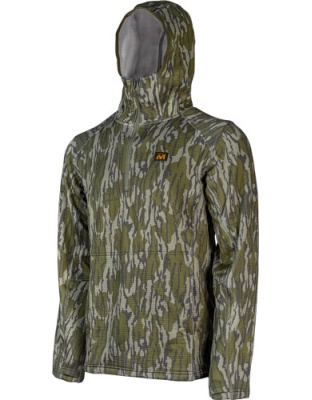Muddy Apparel DV8 Defiant Heavyweight Quarter Zip Hoodie Mossy Oak Bottomland Large