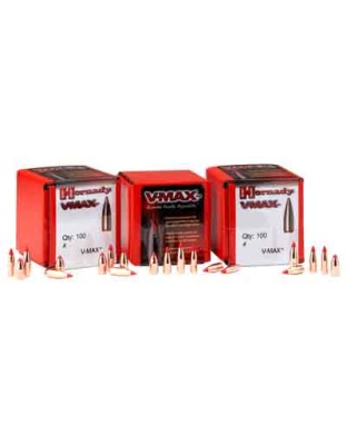 Hornady Bullets 6 mm.243 87 Grain V-Max 100 Count 25 Boxes per Case