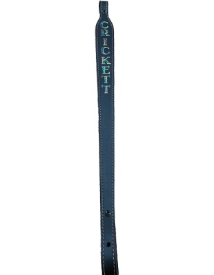 Crickett Sling Black Leather with Pink Stitching and Logo