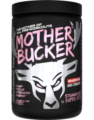 Bucked Up Pre-Workout Mother Bucker Strawberry Sets 20 Srv