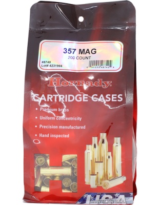 Hornady Unprimed Cases 357 Remington Magnum 200 Pack 5-Pack/Cs