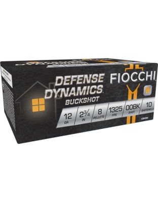 Fiocchi 12 Gauge 2.75" 00 Buck 10 Rounds