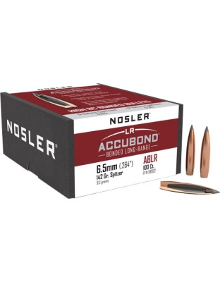 Nosler Bullets 6.5 mm.264 142 Grain Accubond Long Rifle 100 Count