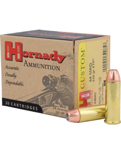 Hornady 44 Remington Magnum 240 Grain XTP 20 Rounds 10 Boxes per Case