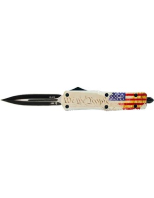 Templar Knife Small Out-the-Front We the People 2.75" Black Dagger