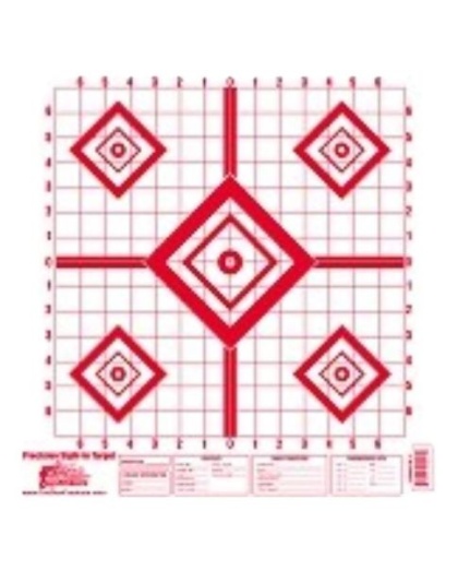 Pro-Shot Products Splatter Shot Target 16" Sight-in Red Diamond 10-Pack