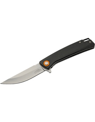 Szco Sawmill Ruc 4" Black Micarta Folder D2 Steel Blade