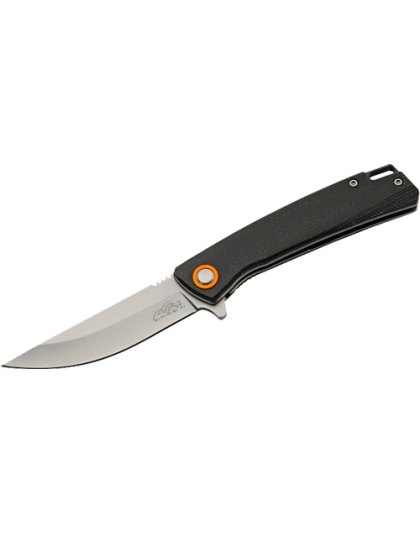 Szco Sawmill Ruc 4" Black Micarta Folder D2 Steel Blade