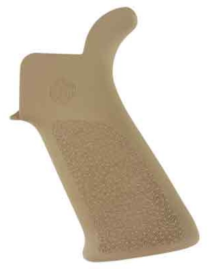 Hogue AR-15 Beavertail Grip No Finger Grooves Flat Dark Earth