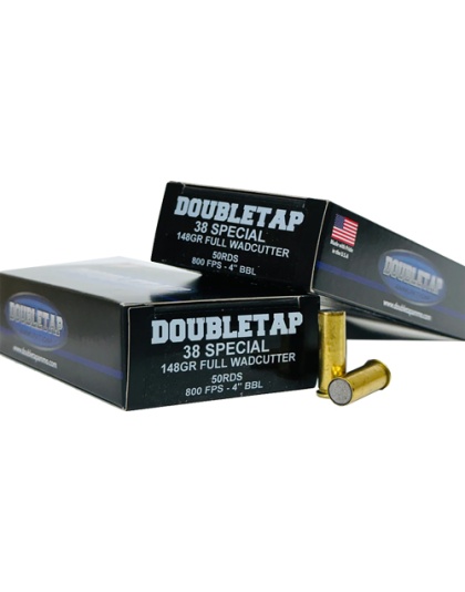 Doubletap 38 Spl 148 Grain Full Wadcutter 50 Rounds