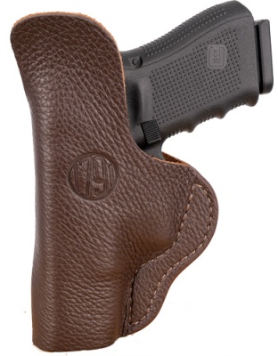 1791 Gunleather Fair Chase Deer Hide Holster Inside-the-Waistband Multi Fit Glock 17/Similar Models Brown