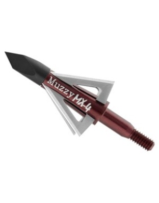 Muzzy Broadhead MX4 4-Blade 100 Grain 1 1/8" Cut 3-Pack