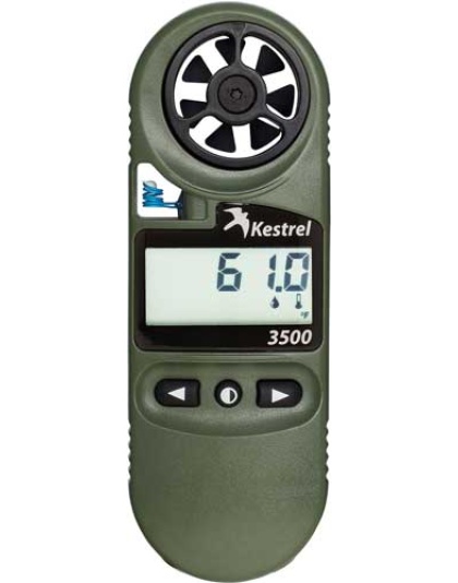 Kestrel Ballistics 3500NV Weather Meter Digital Psychrometer Od Green