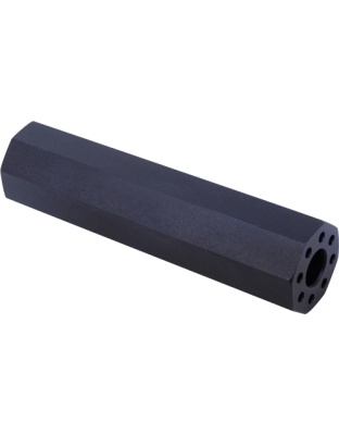 Guntec USA AR-15 Fake Suppressor 4.5" 1/2X28 Threads Black