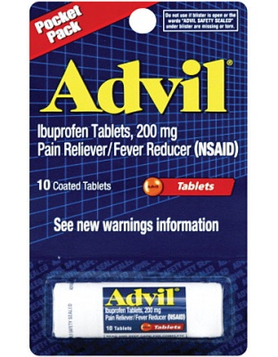 Advil 200Mg Pocket Pack 10 Tab