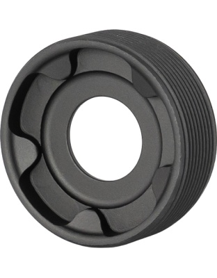 Rugged Suppressors Front Cap.45 Automatic Colt Pistol Obsidian 45