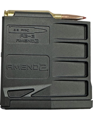 AMEND2 Magazine 6.5 Prc 3 Rounds Polymer Black Black