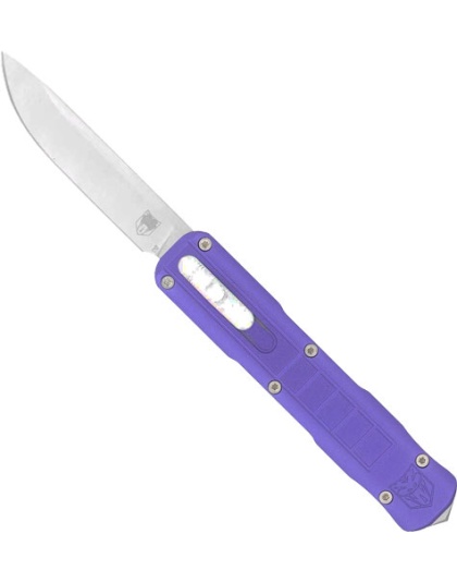 Cobratec Knives Small Raptor Out-the-Front Purple 2.5" Drop Point