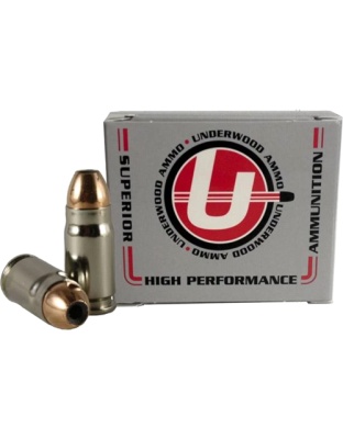 Underwood Ammo 357 SIG 115 Grain Jacketed Hollow Point 20 Rounds 10 Boxes per Case
