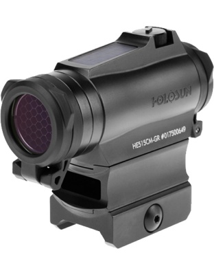 Holosun 515 Enclosed Green Mlt Reticle Solar 65MOA/2MOA 20 mm