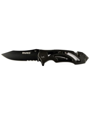 Ruko Folder Ti Tactical Knife 3.3" Vented Titanium Handle