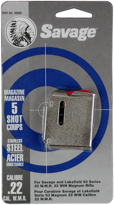 Savage Magazine 93 Series.22WMR/.17HMR 5 Rounds Stainless
