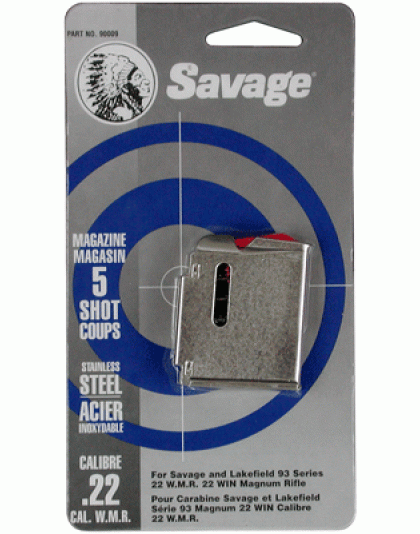 Savage Magazine 93 Series .22WMR/.17HMR 5 Rounds Stainless