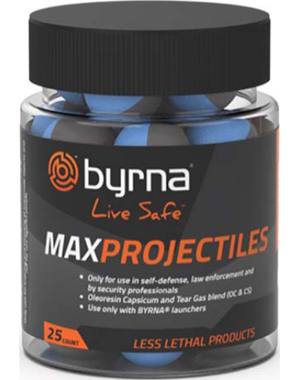 Byrna Technologies Max Projectiles 25 Count Tub.68 Caliber