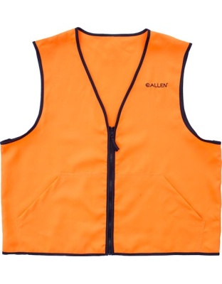Allen Deluxe Hunting Vest Orange Large 2 Front Pockets