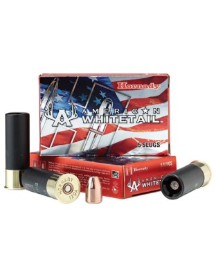 Hornady Whitetail 12 Gauge 2.75" Interlock Slug 5 Rounds 20 Boxes per Case